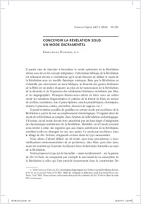 2016 SE Concevoir la Révélation sous un mode sacramentel.pdf
